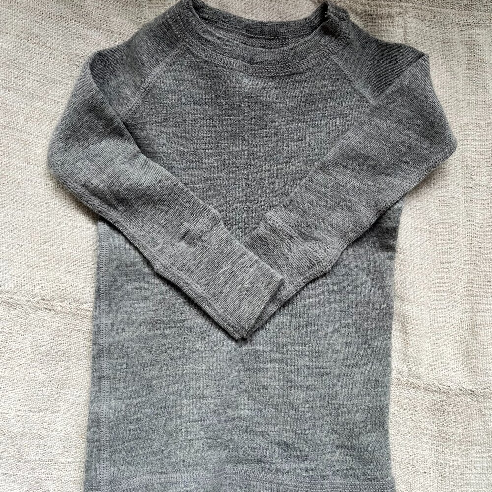 Nui organic wool under layer shirt
